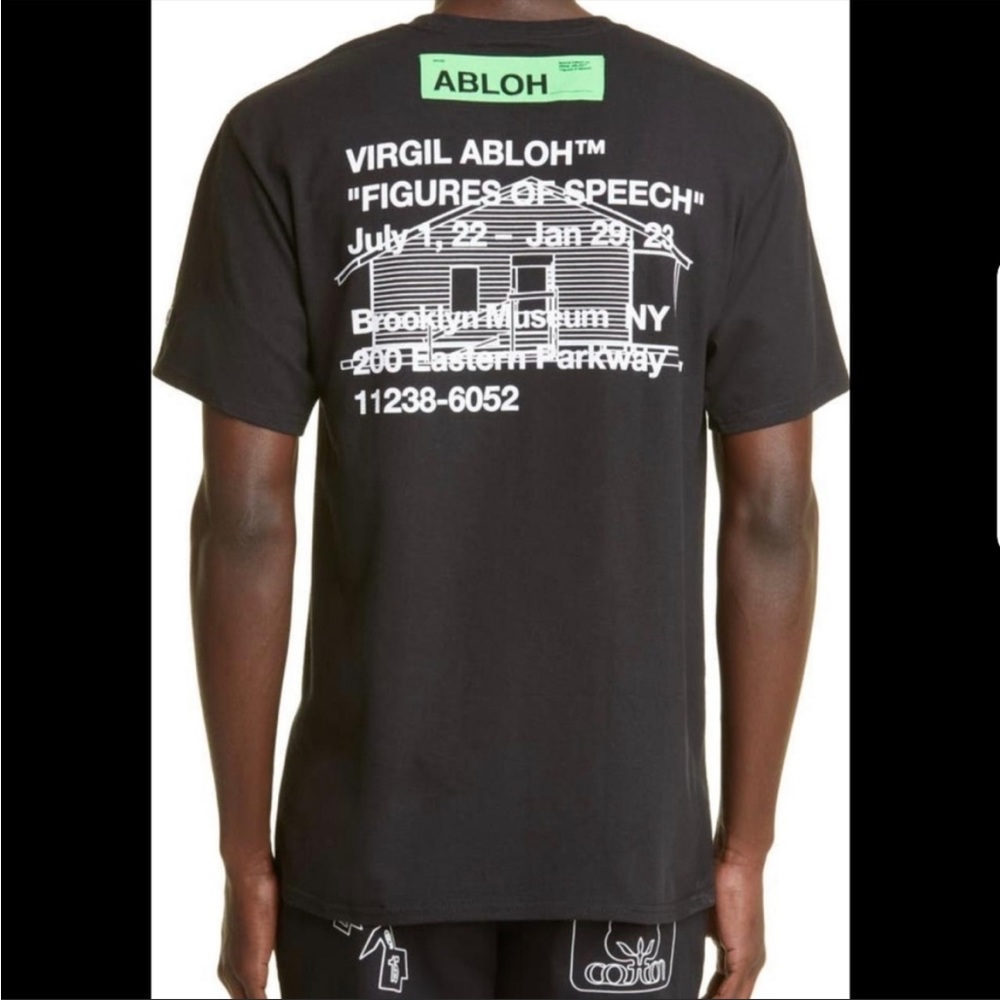 Virgil Abloh Brooklyn Museum Gymnastics Art Institute T-shirt size small